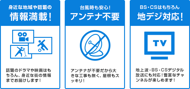 アンテナ不要・地デジ対応のピカラ光てれび